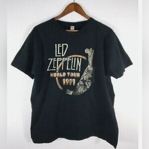 VINTAGE LED ZEPPELIN WORLD TOUR 1971 SHORT SLEEVE TEE